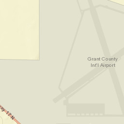 Moses Lake North Street Map