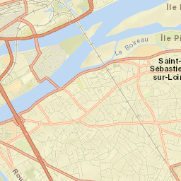 Saint-Sébastien-sur-Loire Street Map