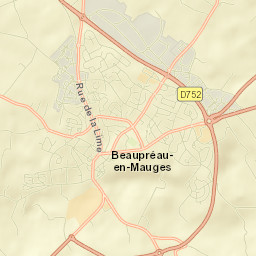 Beaupréau Street Map