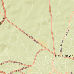 Doué-la-Fontaine Street Map