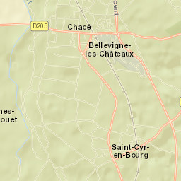 Saint-Cyr-en-Bourg Street Map