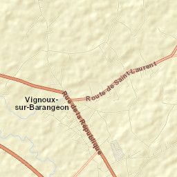 Vignoux-sur-Barangeon Street Map