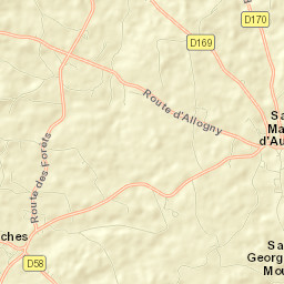 Saint-Martin-d’Auxigny Street Map