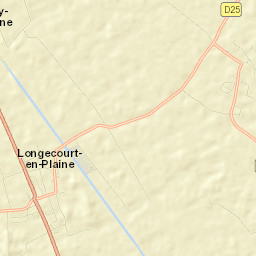 Longecourt-en-Plaine Street Map