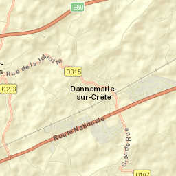 Dannemarie-sur-Crête Street Map