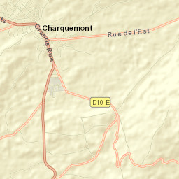 Charquemont Street Map