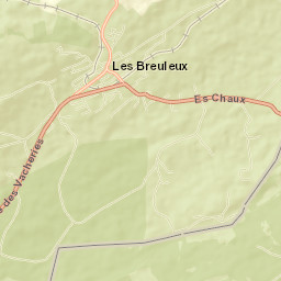 Les Breuleux Street Map