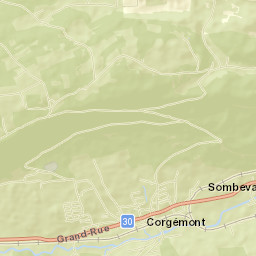 Corgémont Street Map