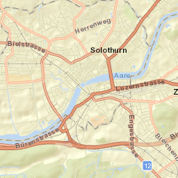 Solothurn Street Map