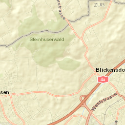 Steinhausen Street Map