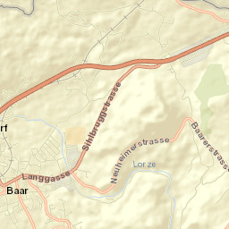 Baar Street Map