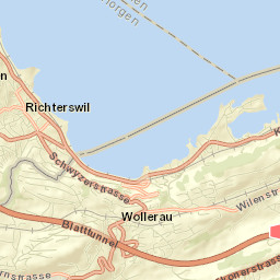 Bäch Street Map
