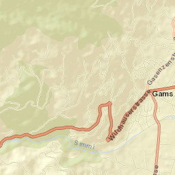 Gams Street Map