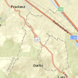 Frastanz Street Map