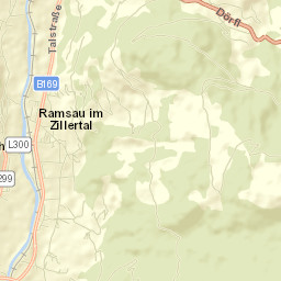 Ramsau im Zillertal Street Map
