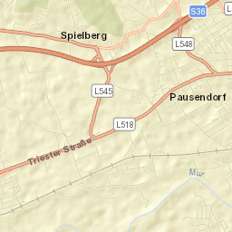 Spielberg bei Knittelfeld Street Map