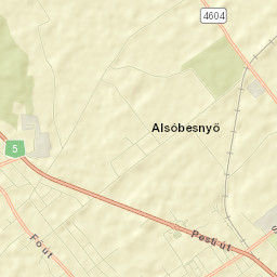 Dabasi Járás Street Map