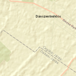 Dánszentmiklós Street Map