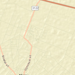 Abony Street Map