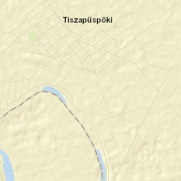 Tiszapüspöki Street Map