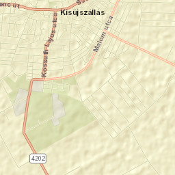 Kisújszállás Street Map