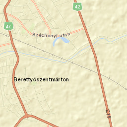 Berettyóújfalu Street Map