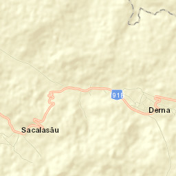 Comuna Derna Street Map