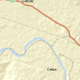 Câţcău Street Map