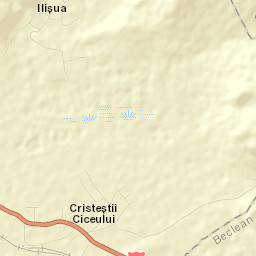 Cristeștii Ciceului Street Map