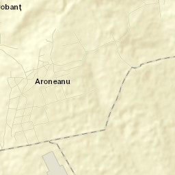 Comuna Aroneanu Street Map