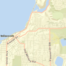 Steilacoom Street Map