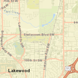 Lakewood Street Map