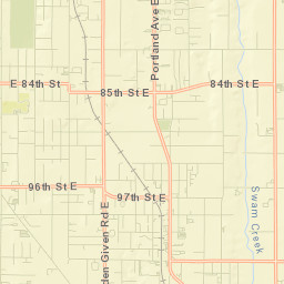 Midland Street Map
