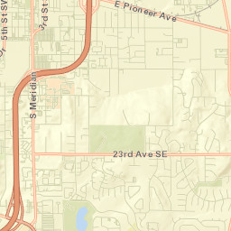 Puyallup Street Map