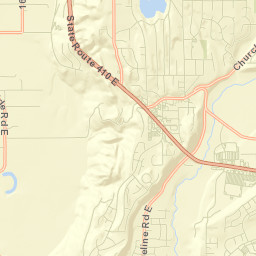Bonney Lake Street Map