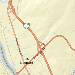 Saint-Léonard Street Map