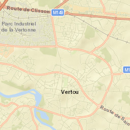Vertou Street Map