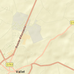 Vallet Street Map