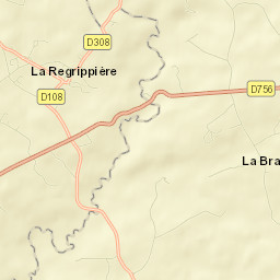 La Regrippière Street Map