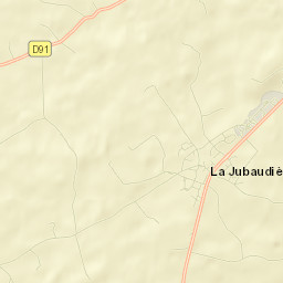 La Jubaudière Street Map