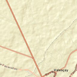 Valençay Street Map
