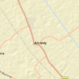 Aiserey Street Map