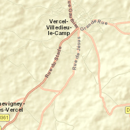 Vercel-Villedieu-le-Camp Street Map