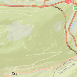Orvin Street Map