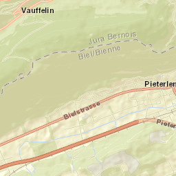Pieterlen Street Map