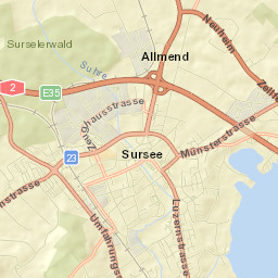 Sursee Street Map