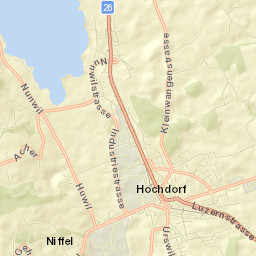 Hochdorf District Street Map