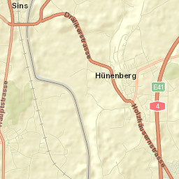Oberrüti Street Map