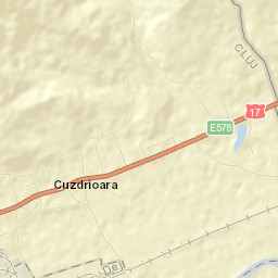 Comuna Cuzdrioara Street Map