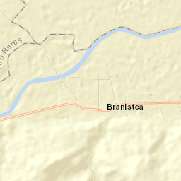 Comuna Braniştea Street Map